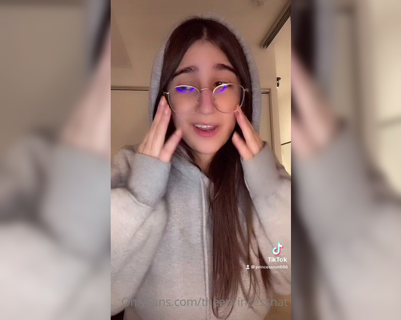 Princess Natalie aka Theeprincessnat OnlyFans - Trying my hand at spicy versions of tiktok trends this is just my first attempt this was not post