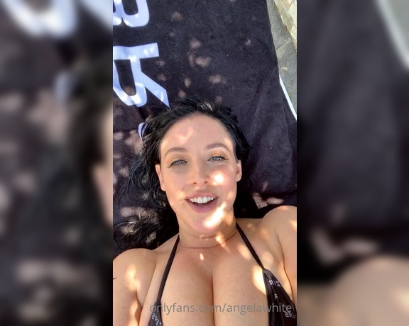 Angela White aka Angelawhite OnlyFans - Hang by the pool with me Check out my Brazzers IG Takeover (the topless version is coming up next