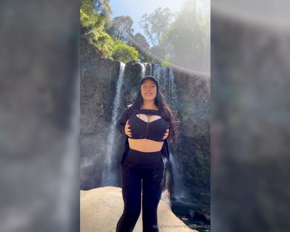 Angela White aka Angelawhite OnlyFans - I promise these were the last pictures and clips that my BFF took of me during this hike There i 2
