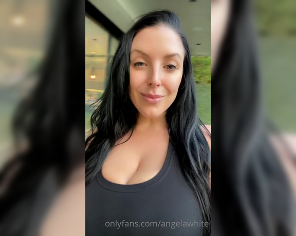 Angela White aka Angelawhite OnlyFans - Slide into my DMs and tell me how your day was …and if I should take these clothes off