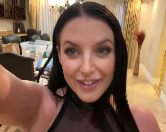 Angela White aka Angelawhite OnlyFans - BEHIND THE SCENES I love the way my tits look in this outfit