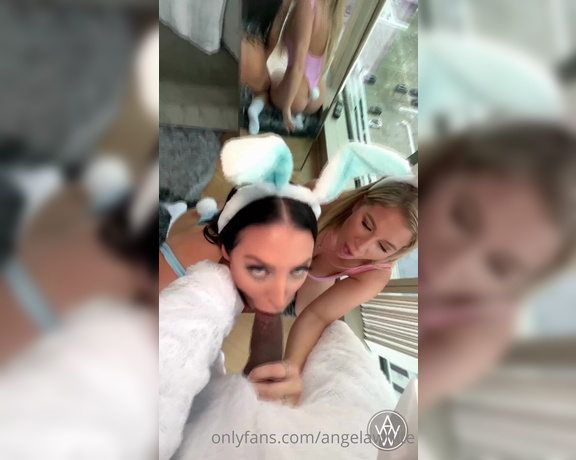 Angela White aka Angelawhite OnlyFans - Stella and I hopped on many cocks this year, so the Easter bunny decided to give us an exxxtra large