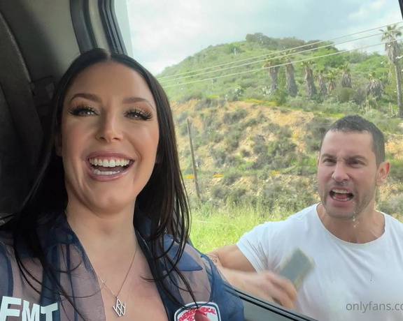Angela White aka Angelawhite OnlyFans - It is never a dull moment when you are an EMT! Watch how Alexas and I take care of a patient with 2