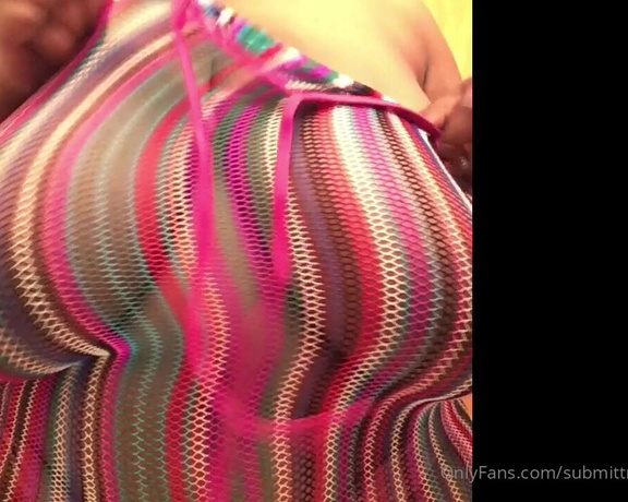 Submittress aka Submittress OnlyFans - Side and up close tittie video