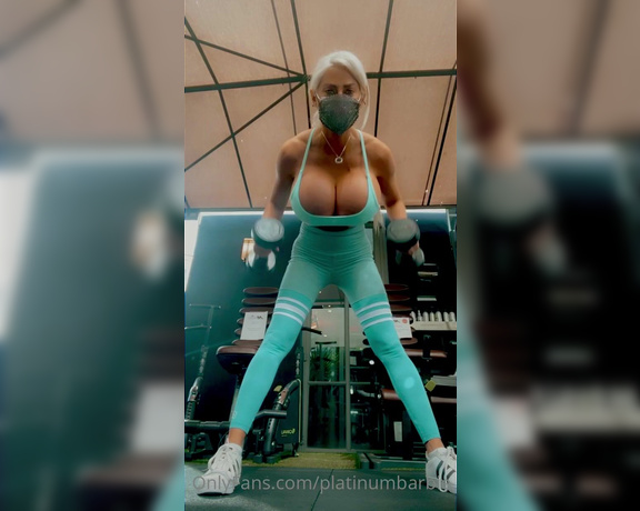Bombshell Skyler aka Plasticbarbie2000 OnlyFans - A lil preview of me in yesterday’s Gym!