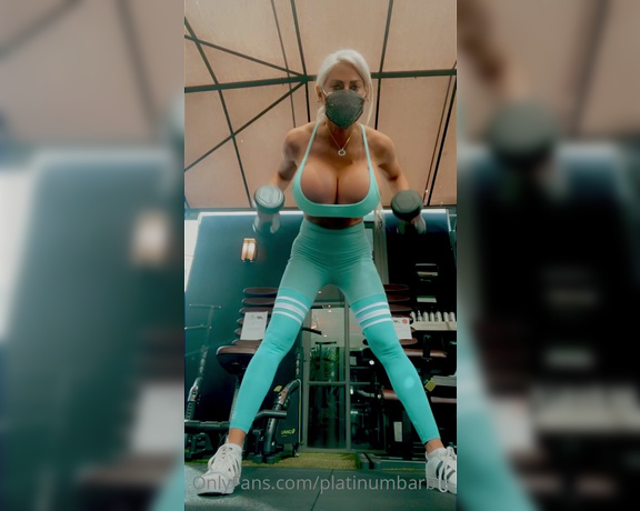 Bombshell Skyler aka Plasticbarbie2000 OnlyFans - A lil preview of me in yesterday’s Gym!