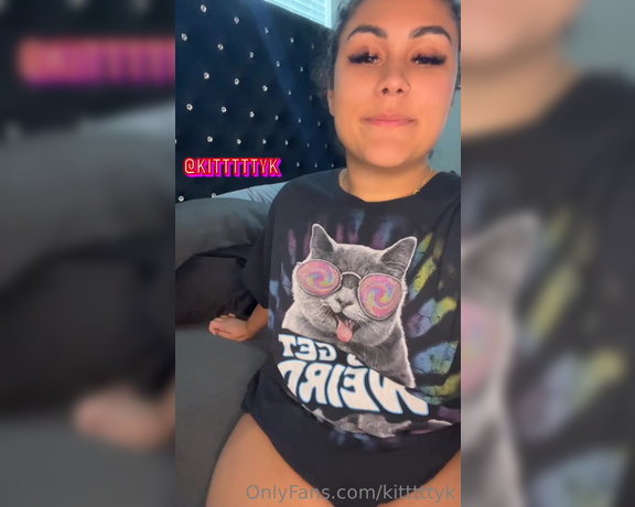 Kitttttyk aka Kitttttyk OnlyFans - Im so horny daddy will you help me cum