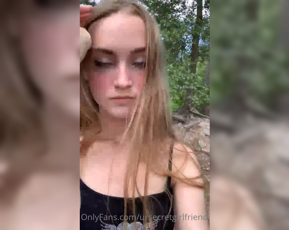 Pyra Fae aka Ursecretgirlfriend OnlyFans - Do you enjoy watching me flash my tits outside )