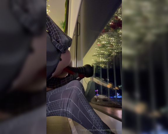 Pyra Fae aka Ursecretgirlfriend OnlyFans - This time I put the dildo on the glass of my window and rode it 2