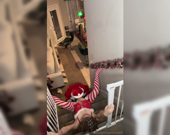 Sno Marie aka Snomarie69 OnlyFans - Getting fucked by the grinch and sucking his big long dick 1