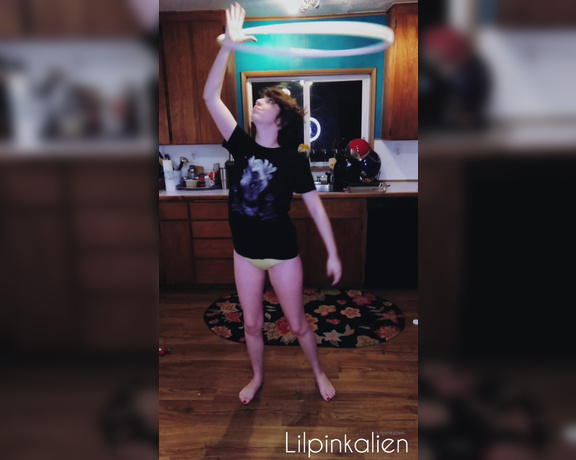 Lilpinkalien -  Do I have space to be tossing my hoop around in my house Absolutely not. Does that stop me trying