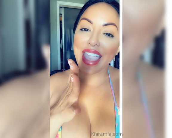 Kiara Mia aka Theonlykiaramia OnlyFans - BIG TITTIES, BREAST WORSHIP SCENE Massages by sexy playboy playmate girlfriend and made her nippl