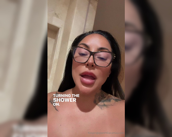 Kiara Mia aka Theonlykiaramia OnlyFans - Love shower show! FREEEEEEE