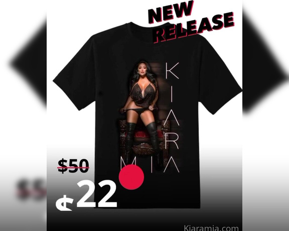 Kiara Mia aka Theonlykiaramia OnlyFans - Brand new T Shirts for sale! For sale on UnleashYourSexinet