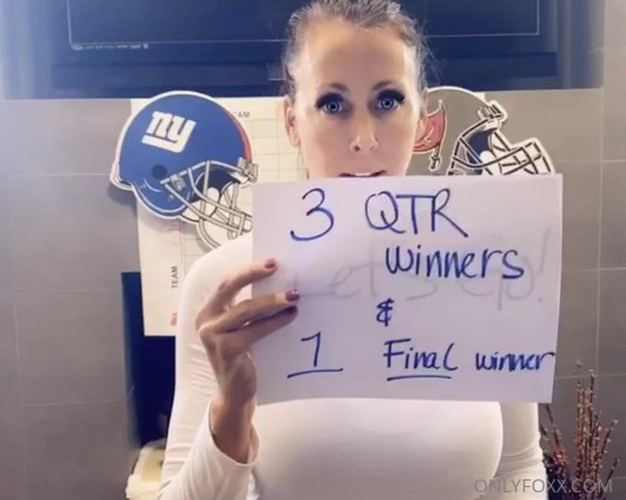 Reagan Foxx aka Thereaganfoxx OnlyFans - Hi FoxxLovers Are you ready for some football Next MNF game is set and squares are selling $10 per