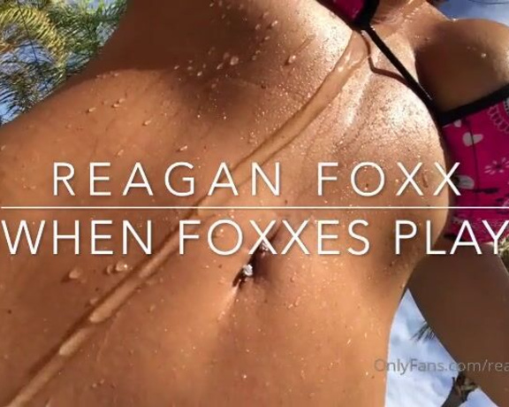 Reagan Foxx aka Thereaganfoxx OnlyFans - Finally home from an awesome LA trip So I took some time today and relaxed in my own pool, then I