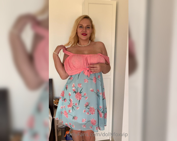 Dolly Fox aka Dollyfoxvip OnlyFans - Let me strip out of this sexy dress and drive you completely crazy for me!
