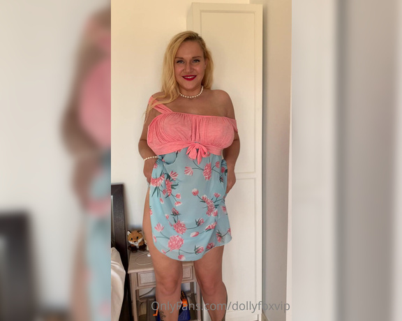 Dolly Fox aka Dollyfoxvip OnlyFans - Let me strip out of this sexy dress and drive you completely crazy for me!