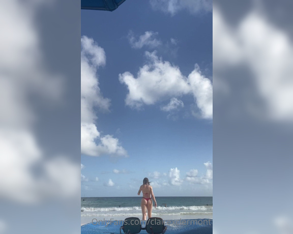 Claire Clermont aka Clairexclermont OnlyFans - Come to the beach with me and help me get better bikini footage pls