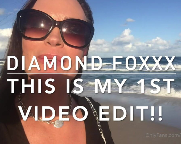 Diamond Foxxx aka Diamond_foxxx OnlyFans - This is a clip from a year ago but some guys have ask to see the beach where I live XOXOXO