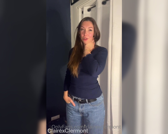 Claire Clermont aka Clairexclermont OnlyFans - You’ve been gone for a while and I can’t wait for you to fuck me again… Do you want to see how turne