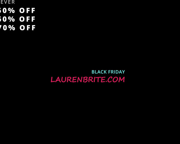 Lauren Brite aka Laurenbrite OnlyFans - BLACK FRIDAY  LAST HOURS Anal Play in Tiny Room new upload on my website JOIN NOW and watch