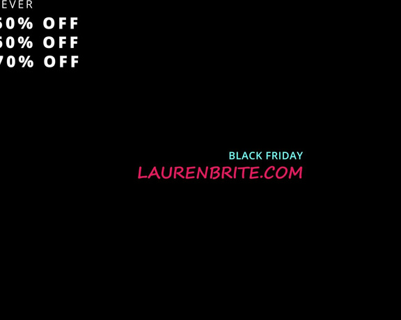 Lauren Brite aka Laurenbrite OnlyFans - BLACK FRIDAY  LAST HOURS Anal Play in Tiny Room new upload on my website JOIN NOW and watch