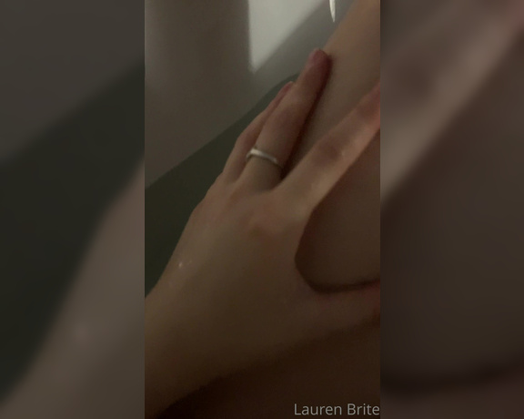 Lauren Brite aka Laurenbrite OnlyFans - Teasing you a little bit… before I am gonna hit my bed! #tootiredtobeonline #sorry