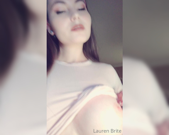 Lauren Brite aka Laurenbrite OnlyFans - Wanna be under me! Tip $10 and show me how naughty you are! #aroused #part2