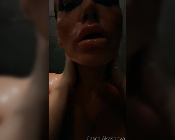 Casca Akashova aka Cascaakashova OnlyFans - Getting clean before I get dirty Would you like to join