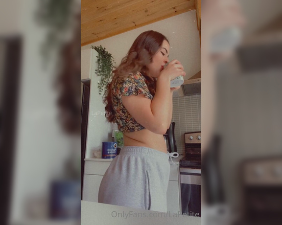 Lexie aka Lapetite OnlyFans - Sometimes ya just gotta dance and strip while having your morning coffee, right