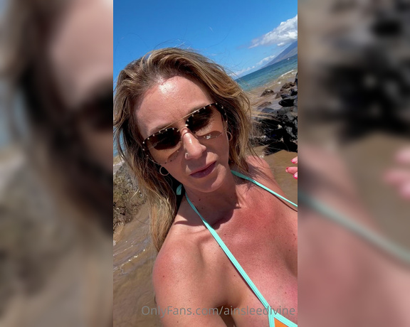 Ainslee Divine aka Ainsleedivine OnlyFans - I cant wait to be back at the beach again my happy place