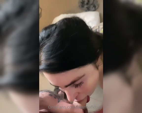 LUCY BLOWS aka Iwannafklucy OnlyFans - Brutally VIOLENT throat attack from your THROAT GOAT princess