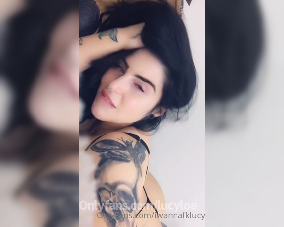 LUCY BLOWS aka Iwannafklucy OnlyFans - Woohoo! I can upload again! Here’s the vid with the monster