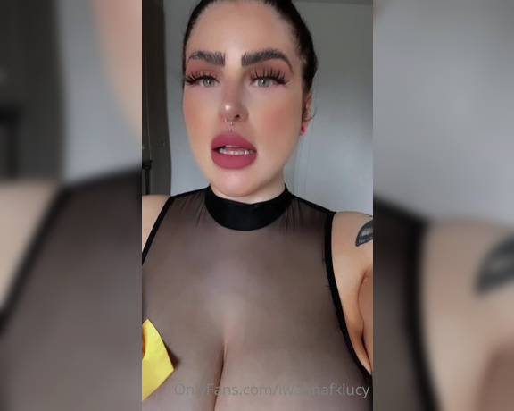 LUCY BLOWS aka Iwannafklucy OnlyFans - TWENTY THIRD pop gos to ADRIAN who won custom titty play vid with his name!  Custom