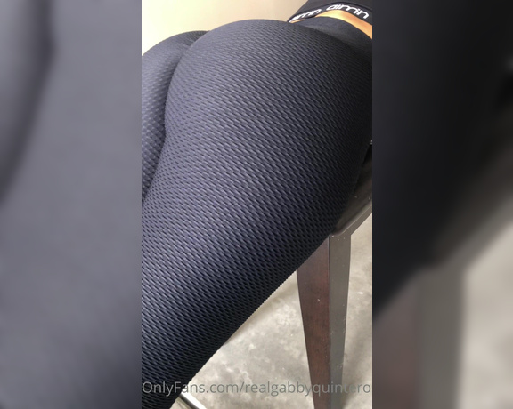 Gabby Quinteros aka Realgabbyquinteros OnlyFans - Ass workout