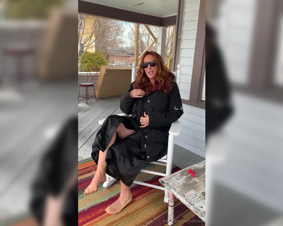 Rachel Steele aka Rachelsteele OnlyFans - Almost got caught when I tried to tease you on my porch!