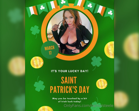 Rachel Steele aka Rachelsteele OnlyFans - Happy StPatricks Day A beautiful Irish man traveled all the way to Tampa just for a chance