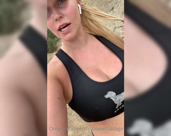 Vanessa Cage aka Missvanessacage OnlyFans - Always a must to cool off the titties when hiking!!