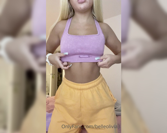 BelleOlivia3 OnlyFans 2022-11-30 Stripping out of my chill outfit tonight Ps, filming a new GG video tomorrow w 2701175458 Video,  Amateur, Small tits