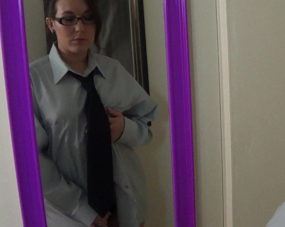 SinnSage - Mirror Masturbation, Eye Glasses, Masturbation, Solo Female, Solo masturbation, Orgasms, ManyVids