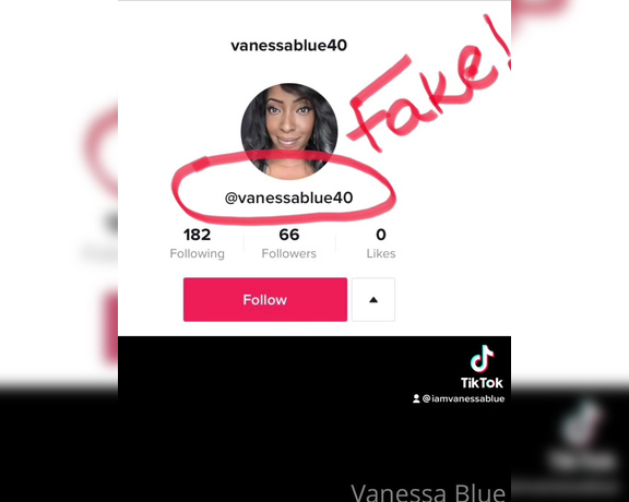 Vanessa Blue aka Vanessablue OnlyFans - MESSAGE! Please make sure you’re following my only TikTok account iAmVanessaBlue ” all others