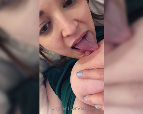 Tessa Fowler aka Tessafowler OnlyFans - One last lick before bed )