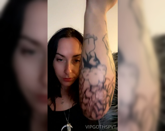 GOTHSPVT aka Anastasiagoth OnlyFans - New tat! Took 7 hours and still isn’t done lol