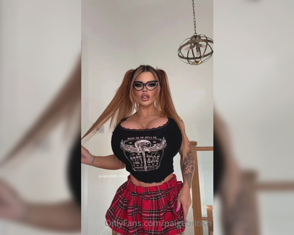 Paige British aka Paigebritish OnlyFans - Just your pocket curvy fake boobed little fuck doll Like if you’d wanna have fun with