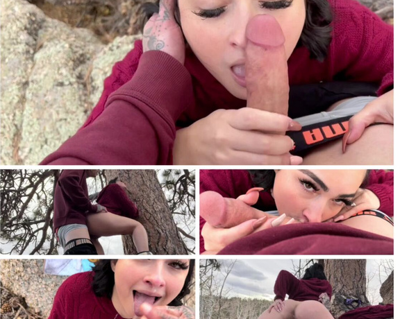 Jaixpetite aka Jaixpetite OnlyFans - $20 Wyoming woods wild sex [857 minutes] Went on a hike & found the perfect spot to give done slo