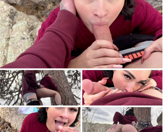 Jaixpetite aka Jaixpetite OnlyFans - $20 Wyoming woods wild sex [857 minutes] Went on a hike & found the perfect spot to give done slo