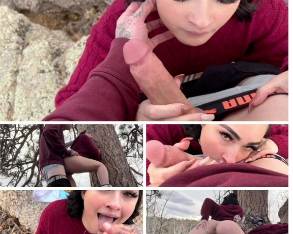 Jaixpetite aka Jaixpetite OnlyFans - $20 Wyoming woods wild sex [857 minutes] Went on a hike & found the perfect spot to give done slo