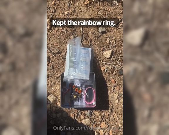 Rebecca Love aka Rebeccalovexxx OnlyFans - I had to do maintenance on my geocache today and this is what I found