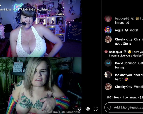 Rebecca Love aka Rebeccalovexxx OnlyFans - Costreaming with @lilstellamariexx  I am an IDIOT at Dirty Minds